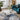 Quatropi Square Modern Industrial Ceramic Marble Coffee Table Grey 90cm