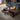 Quatropi Square Wooden Coffee Table with Storage Drawer Dark Oak Wood Veneer 85cm