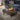 Quatropi Square Wooden Coffee Table with Storage Drawer Dark Oak Wood Veneer 85cm