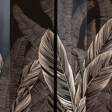 Quatropi Stunning Screen / Room Divider Hand Carved Palm Leaves 2mt x 1.7 mt