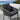 Quatropi Sundowner 8 Seater Round Outdoor Dining Set Aluminium Charcoal & Grey