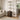 Quatropi Tall Modern Bookshelf Display Unit Cabinet Brown Oak Brass 200cm
