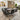 Quatropi Taylor Ceramic Extending Corner Bench Dining Set Grey LR2