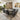 Quatropi Taylor Ceramic Extending Corner Bench Dining Set Grey LR3