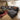 Quatropi U Shape Corner Sofa Footstool Chaise 6 Seater Sectional Sofa Black