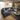 Quatropi U Shape Corner Sofa Footstool Chaise 6 Seater Sectional Sofa Blue
