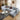 Quatropi U Shape Corner Sofa Footstool Chaise 6 Seater Sectional Sofa Blue