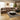 Quatropi U Shape Corner Sofa Footstool Chaise 6 Seater Sectional Sofa Brown