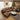 Quatropi U Shape Corner Sofa Footstool Chaise 6 Seater Sectional Sofa Brown