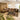 Quatropi U Shape Corner Sofa Footstool Chaise 6 Seater Sectional Sofa Brown 6R
