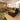 Quatropi U Shape Corner Sofa Footstool Chaise 6 Seater Sectional Sofa Brown 6R