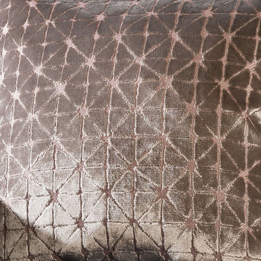 Quatropi Velvet Starburst Scatter Cushion Pillow 430 x 430mm Square Blush Mink