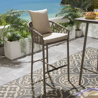 Quatropi Verity Garden Bar Stool - Beige