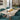 Quatropi White Ceramic Dining Table And 6 Chairs Teal Velvet Dining Set 180cm
