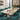 Quatropi White Ceramic Dining Table And 8 Chairs Teal Velvet Dining Set 180cm