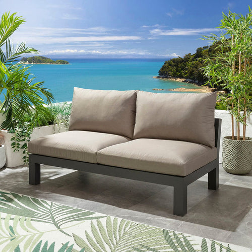 Zara Modular 2-Seater Middle Section Coffee Beige 164x93cm