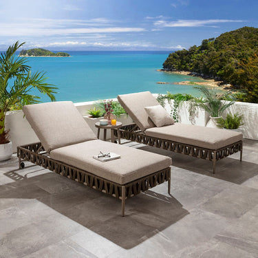 Quatropi ZIGZAG-LOUNGER-BROWN-X2