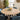 Quatropi Zoe Natural Solid Round Wooden 6 Chair Dining Set Blue