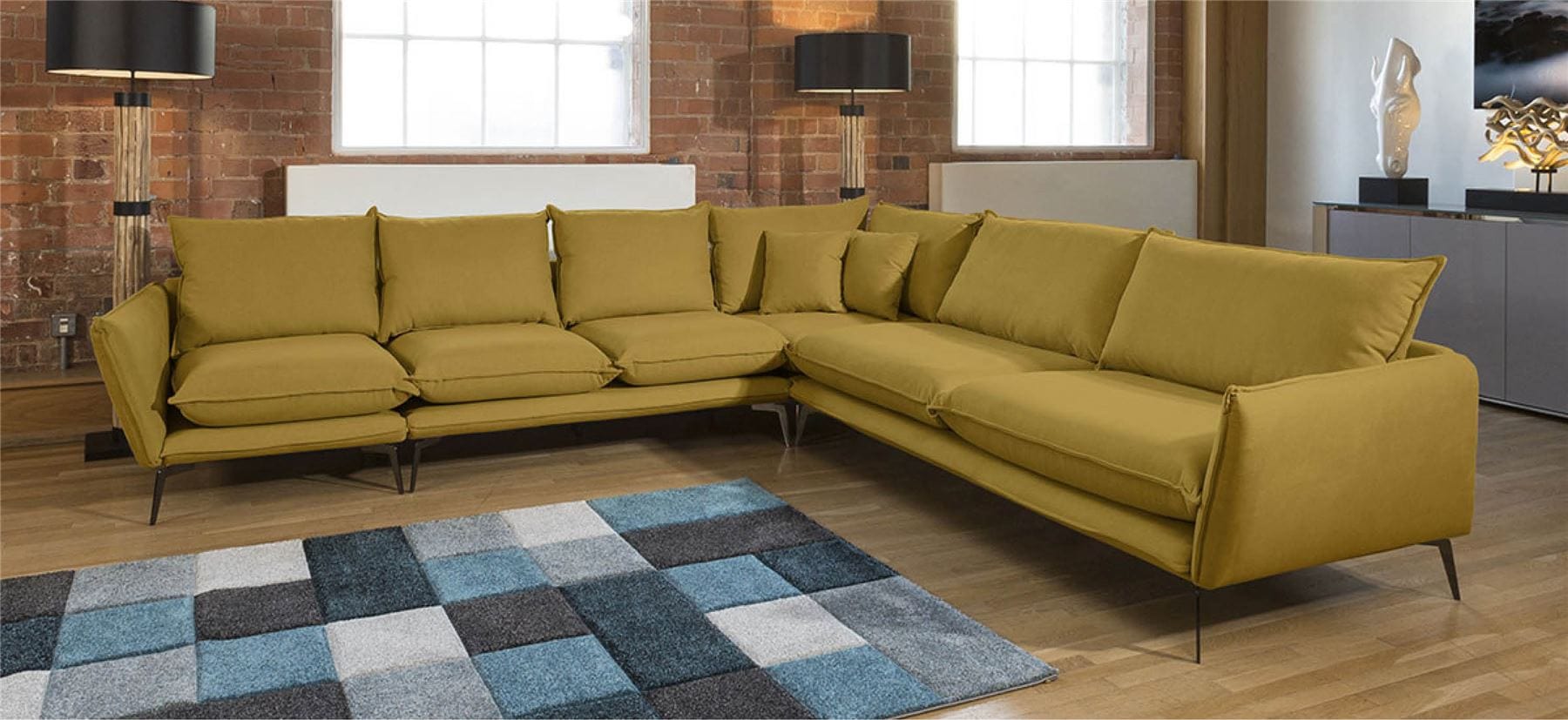 Quatropi Amazing Rachel Large Corner Modular Sofa Many Fabrics 3.2 x 3.05m