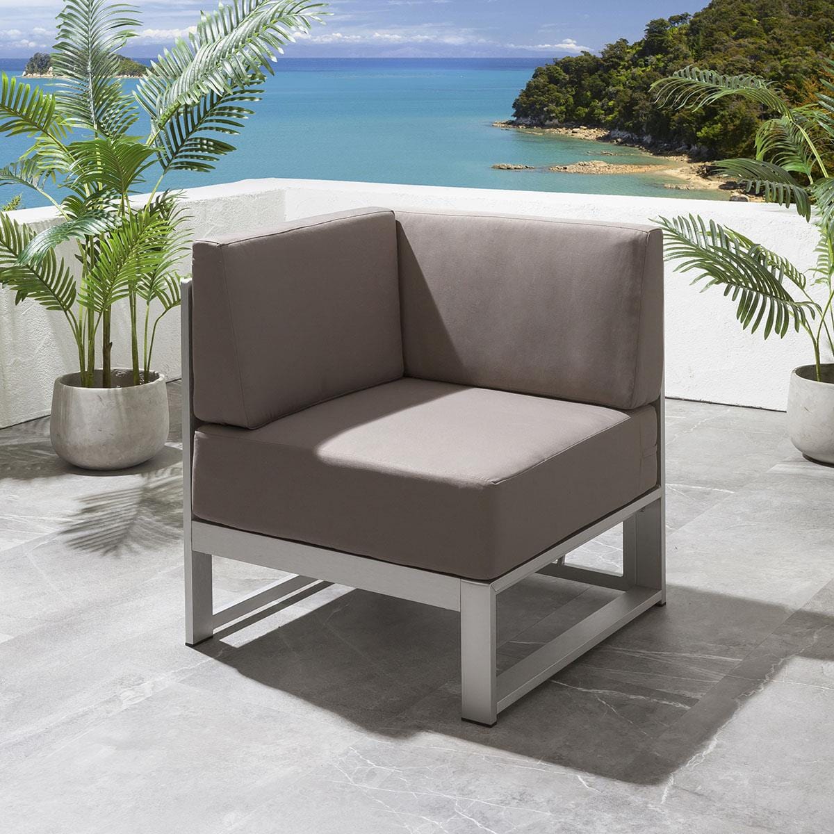 Quatropi Corner Modular Sofa Section | Xanado Beach
