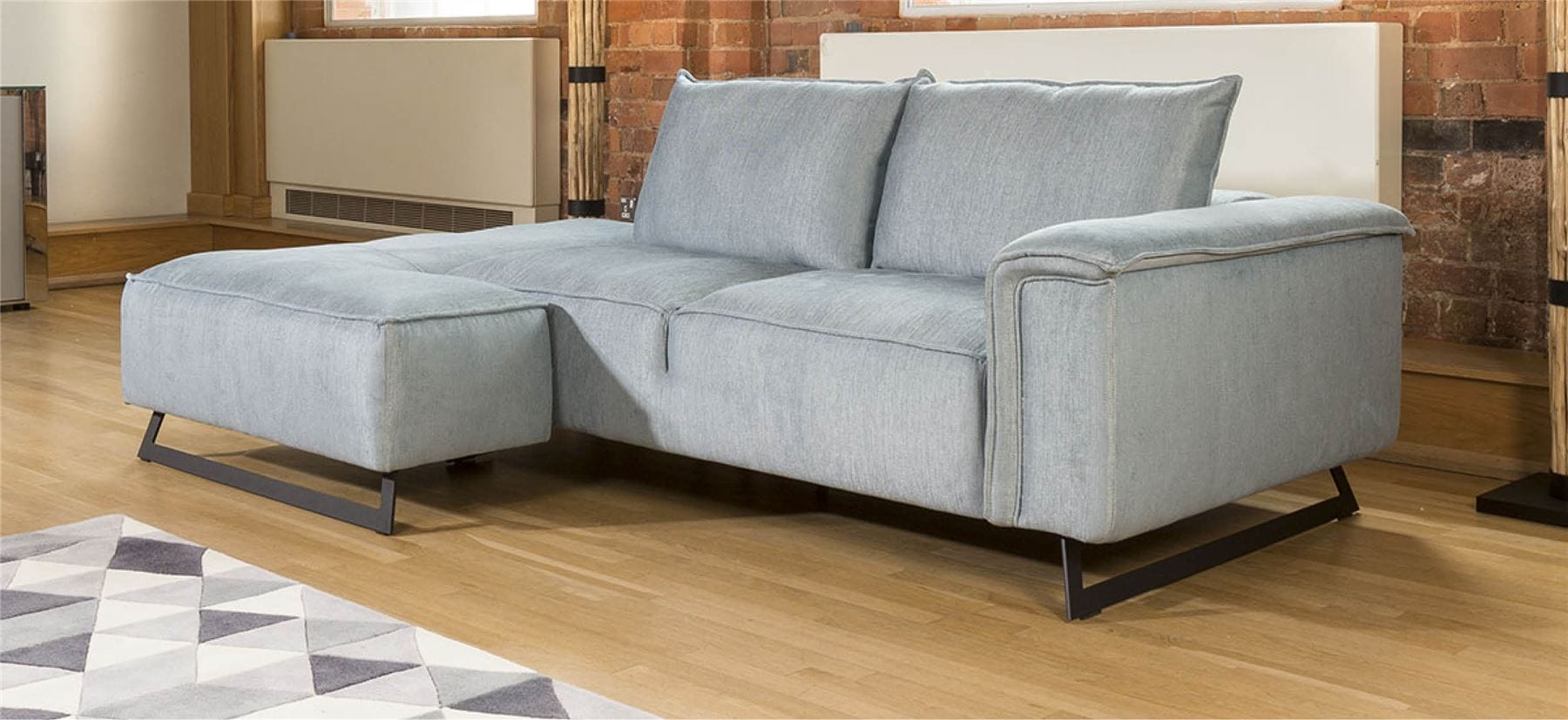 Quatropi Effie Unique Modular Sofa Detachable Chaise Many Fabrics 2.45 x 1.55m