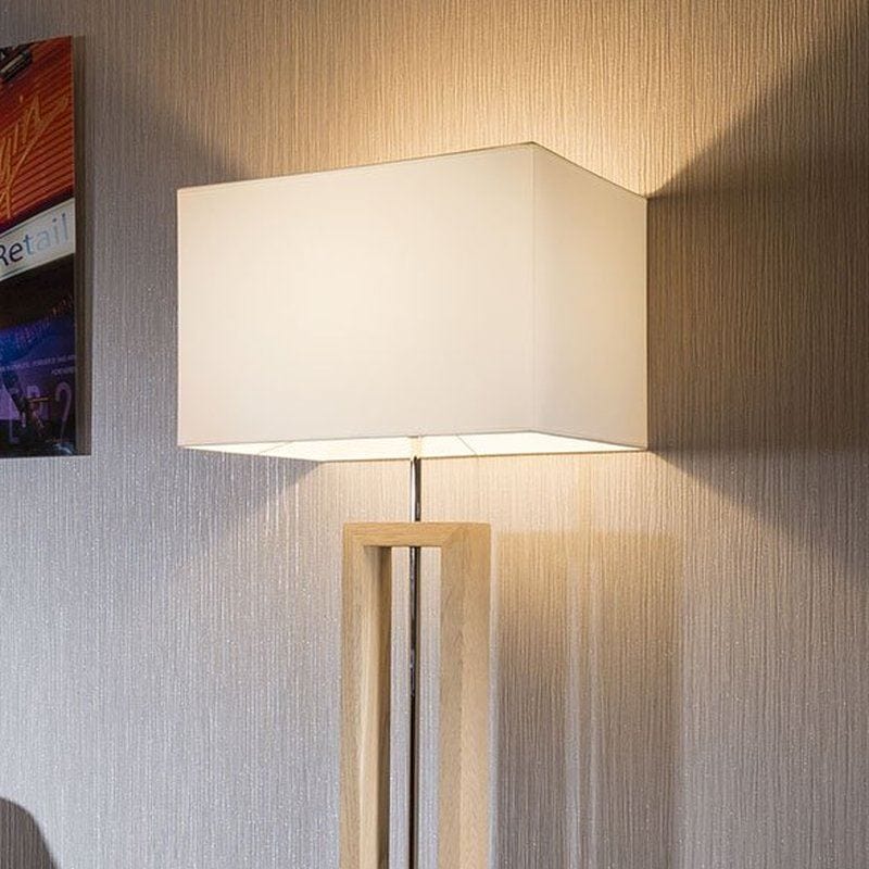 Quatropi Elegant Unique Natural stone Modern Tall Floor Lamp /Light white Shade