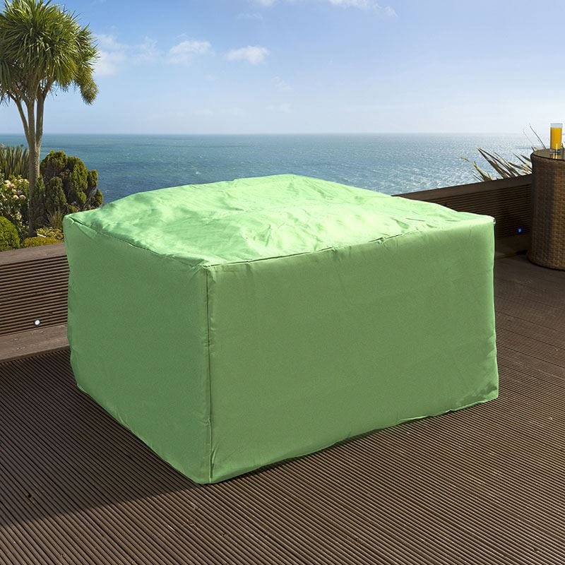 Quatropi Green Rain Cover for Garden Cube / Square Dining Set W134xD134xH73cm