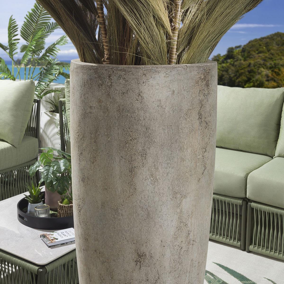Quatropi Large Grey Decorative Pot 120cm