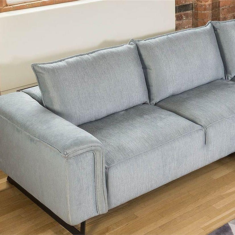 Quatropi Large Luxury Effie L Shaped Sofa with Chaise Many Fabrics 3.0 x 1.9m LH