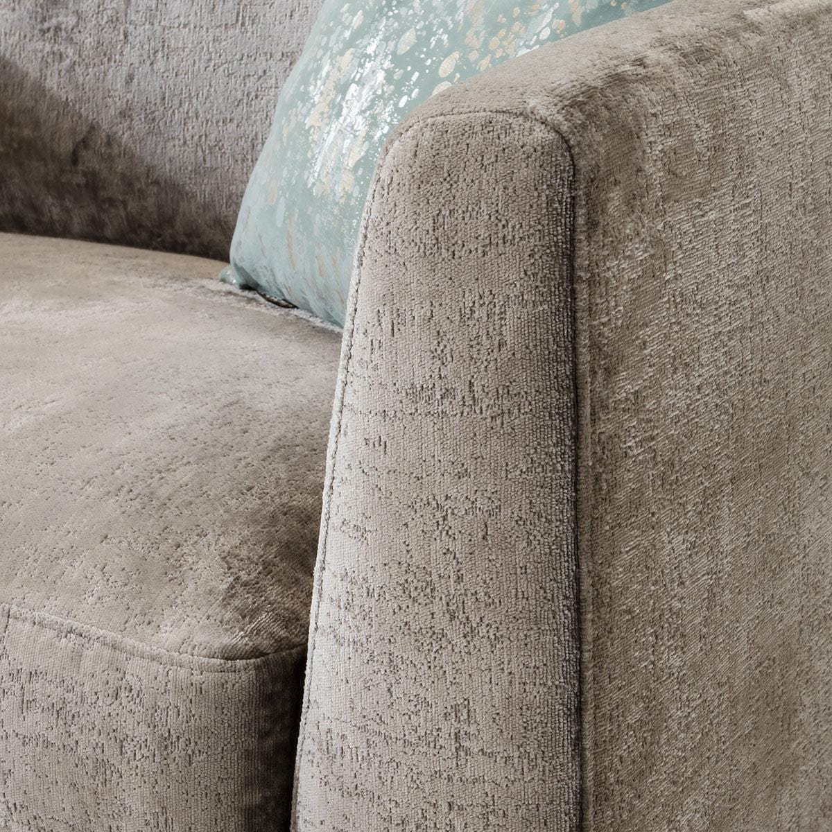Quatropi Luxury Fabric Armchair - Wide Snuggle Lounge Chair - Choose Your Fabric - 115cm
