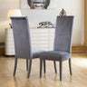 Quatropi Luxury Made to Order Quatropi Extra High Back Velvet Dining Chair x 2