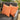 Quatropi Pair of Luxury 450mm Garden Scatter Cushion Orange Geometric