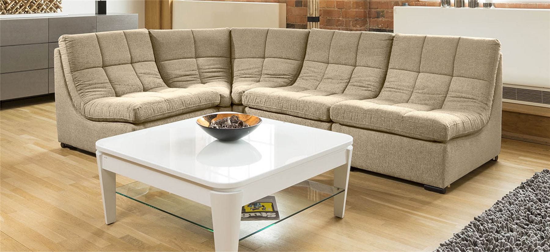 Quatropi Quatropi Designer Relax Range Corner Sofa Luxury 4 Seater L2
