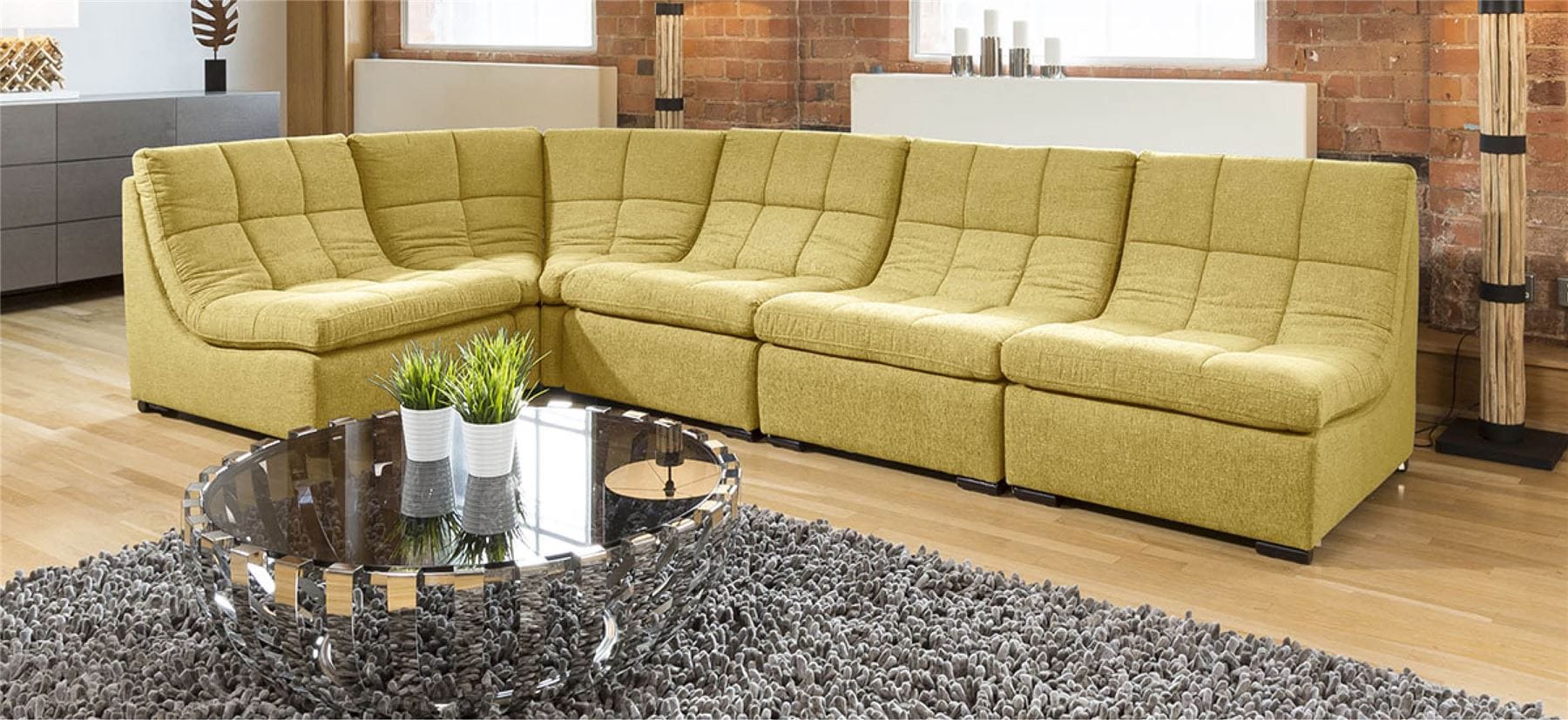 Quatropi Quatropi Designer Relax Range Corner Sofa Luxury 5 Seater L6