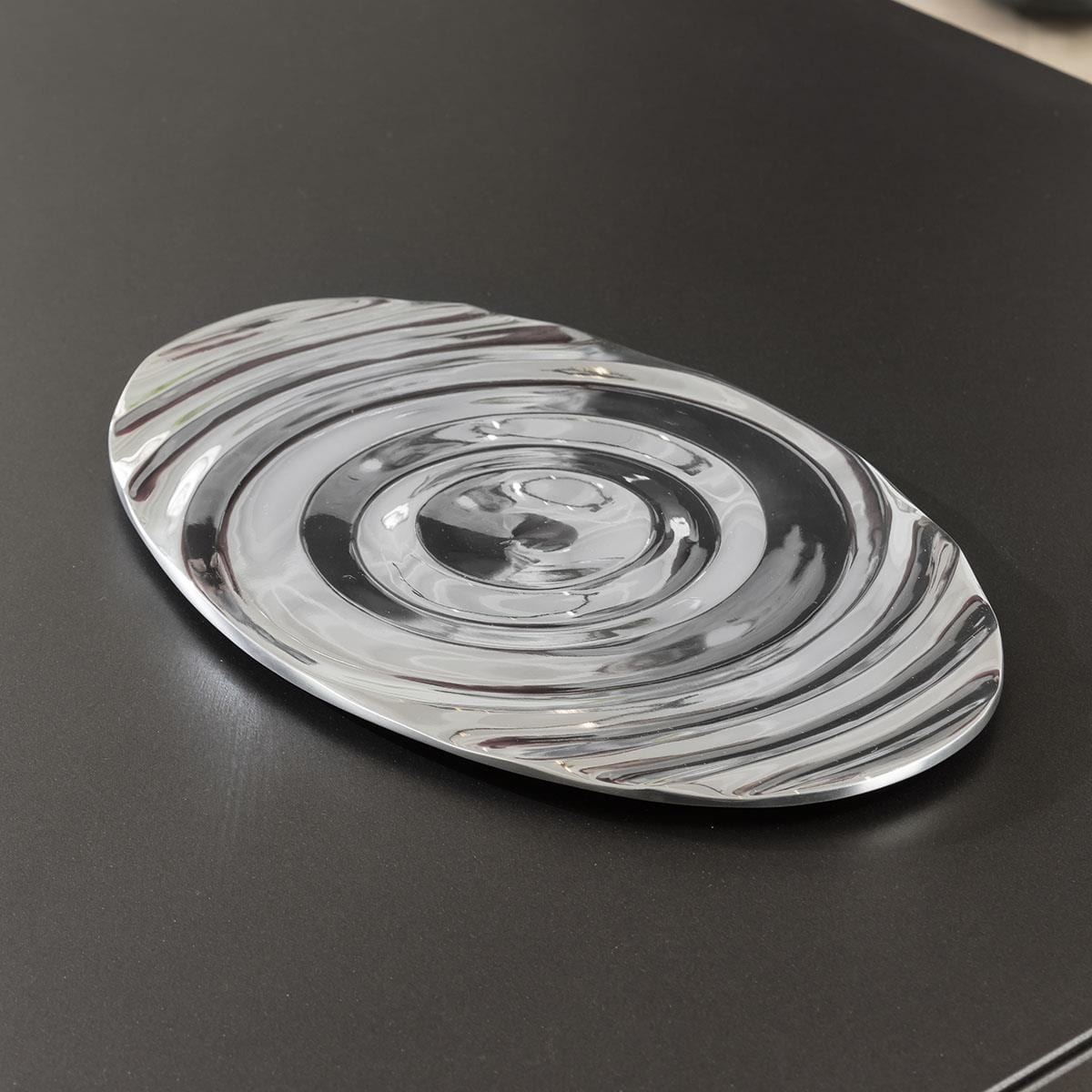 Quatropi Ripple Platter Serving Dish Oval