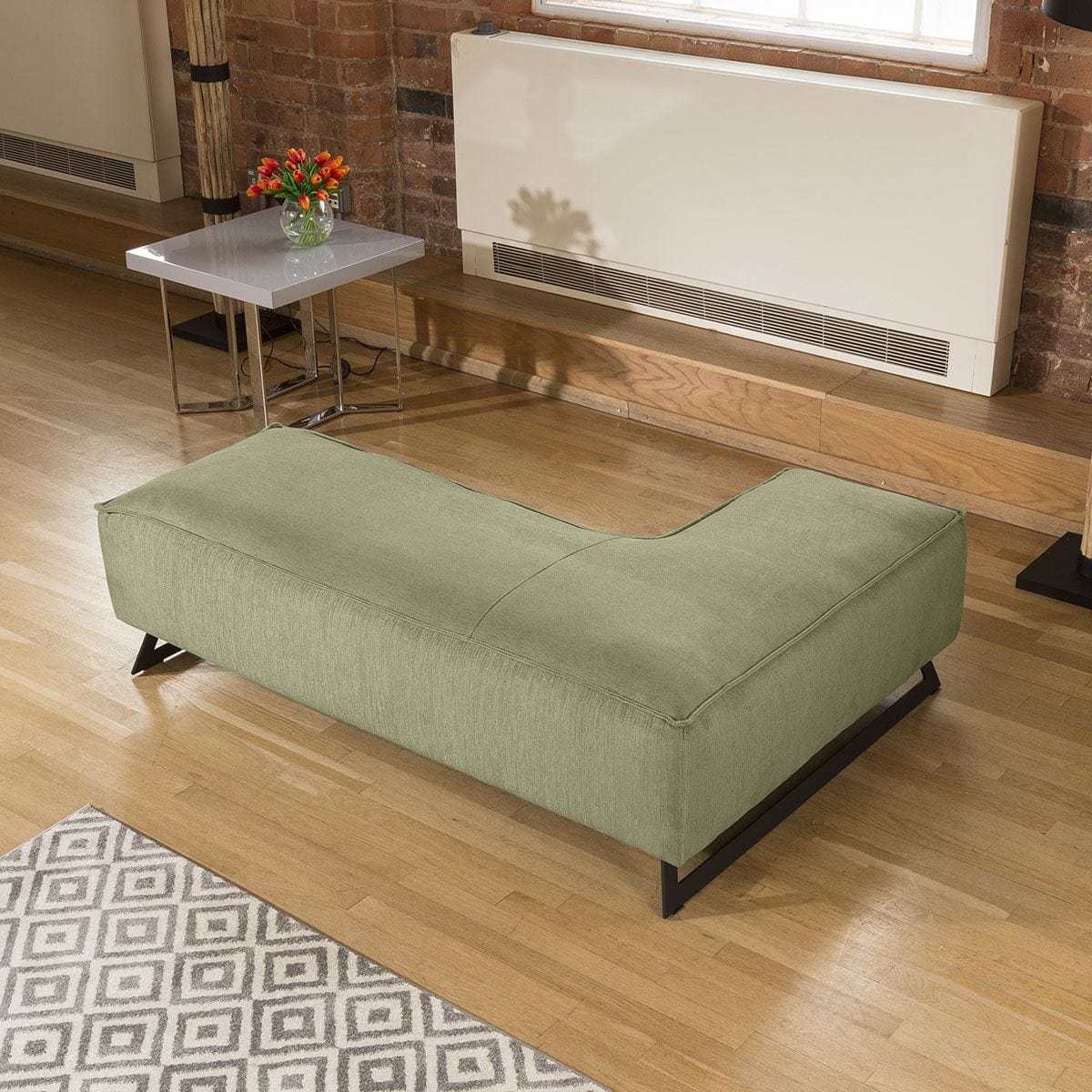 Quatropi Special Unique L Shaped Footstool / Sofa Extension Effie Range Left