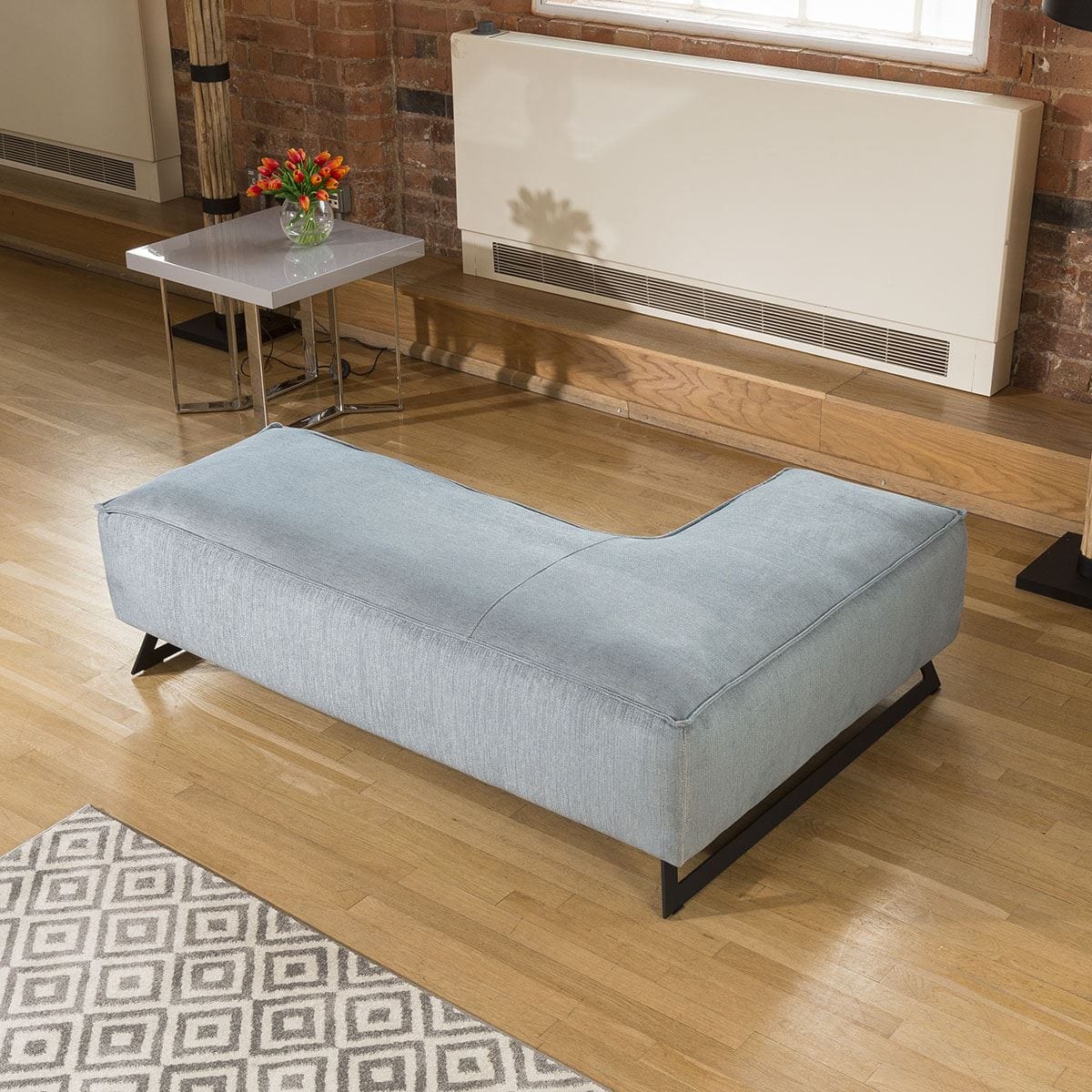 Quatropi Special Unique L Shaped Footstool / Sofa Extension Effie Range Right